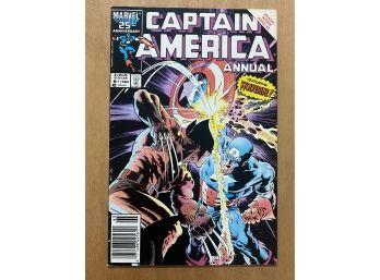 1 Comic Lot:  Captain America Annual #8 Classic Cover 1986