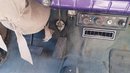 1953 Chevrolet Panel Truck Wagon Van Purple Solid Engine Has A/C Needs Work