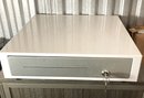 Heavy Duty POS Cash Drawer W/ Stainless Steel Front & Key Money Register Till 16' Wide Excellent Condition