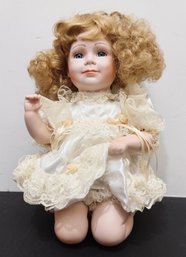Moments Treasured Handcrafted Collectible Porcelain Doll Christen Limited Edition By William Tung