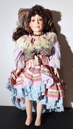 Moments Treasured Handcrafted Collectible Porcelain Doll Carmen Limited Edition 583/1500