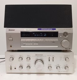 Pioneer Receiver VSX-D411 Kenwood Amplifier KA-601 & Yamaha NS-C90 Center Speaker Powers Up Not Tested