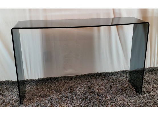 Calligaris Smoked Glass Console/Sofa Table