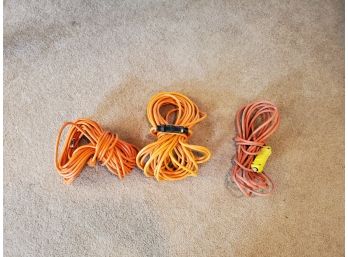 Lot Of Three Extension Cords