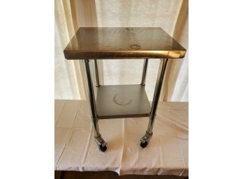 Stainless Rolling Kitchen Cart