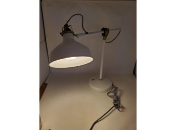 Ikea Adjustable Steel Desk Lamp With Fabric Wrapped Cord