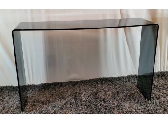 Calligaris Smoked Glass Console/Sofa Table