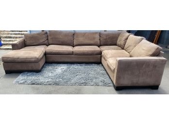 Down-filled Maurice Villency Sectional Sofa