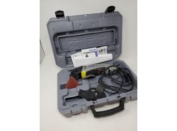 Dremel Multi-max Model 6300 Corded Oscillating Multitool: Sander & Cutter In Case