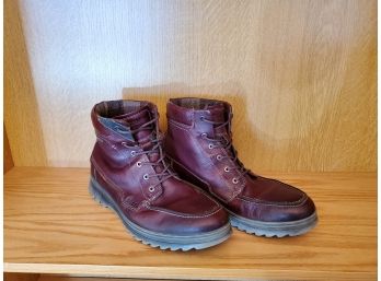Pair Of Size 46 Ecco Gore-tex Leather Boots Fleece Lined