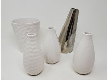 Five Modern Vases