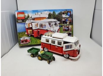 Lego Camping VW T1 (10220) Kit & John Deere Tractor