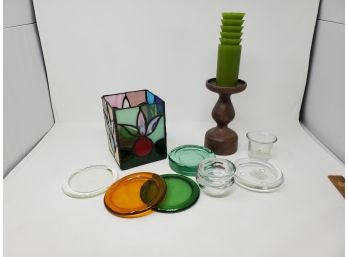 Assorted Candle Holders & Votives