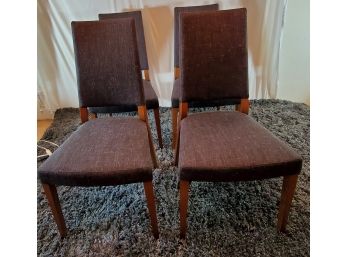 Set Of 4 Modern Calligaris Dining Chairs