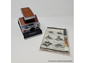 Polaroid SX70 Land Camera And Manual