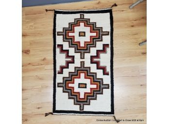 Mexican Hand Woven Wool Carpet