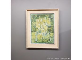 Paul Klee 'god Of The Northern Forest' Print In Frame