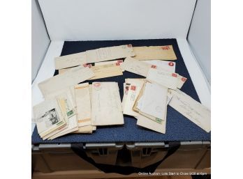 Large Lot Of Vintage Letters And Ephemera Circa 1900