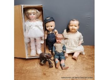 Vintage Children's Dolls And Toys