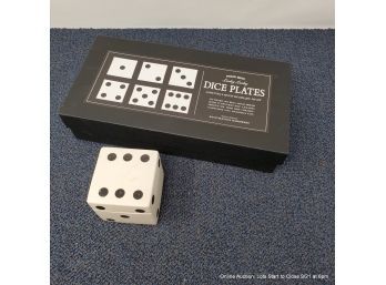 Dice Plates And Box From Restoration Hardware