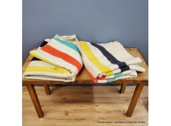 2 Vintage Wool Blankets