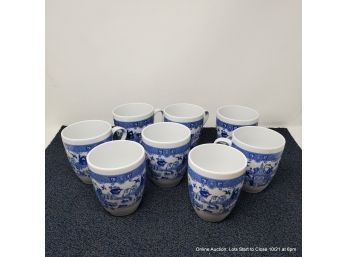 Set Of 8 Calamityware Coffee Mugs