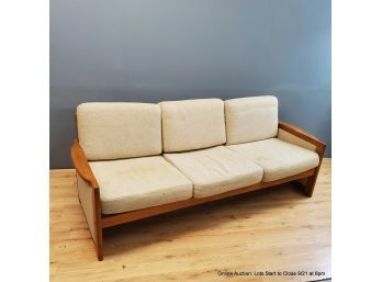 MCM Wood Framed Sofa