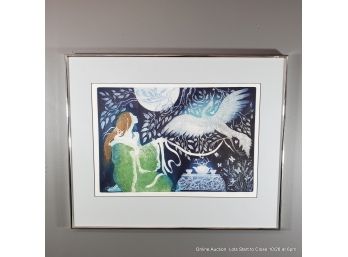 Doreen Foster 2001 'the Unseen Pull Of The Moon Print 14/100