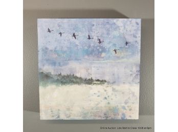 Reproduction 2019 Birds In Flight Signed 2019 Print