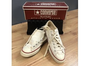 Vintage Converse Canvas Tennis Shoes Mens Size 10