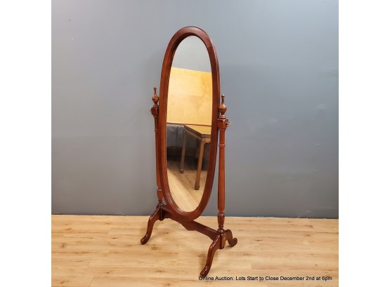 Chevalle Dressing Mirror With Brass Hardware