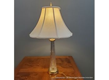 Waterford Brass And Crystal Table Lamp