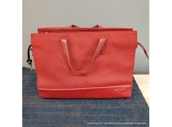 Red Tumi Handbag