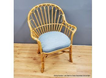 Vintage Rattan Side Chair