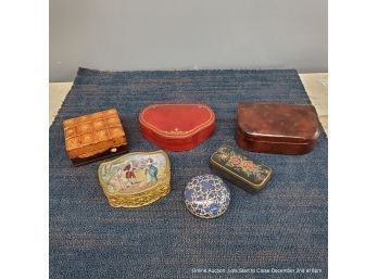 Lot Of Small Jewelry Boxes