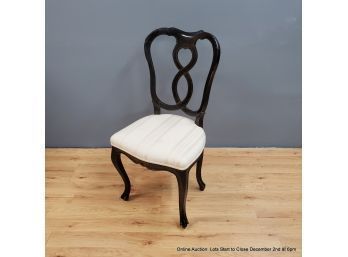 Single Dining Chair With Upholstered Seat