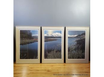 Byron Birdsall, Summer Mountain Triptych, 742/950 Offset Lithograph