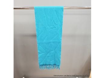 Burberry Cashmere Scarf In Teal