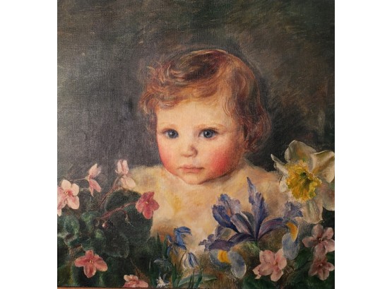Henriette (Hurd) Wyeth Oil On Canvas