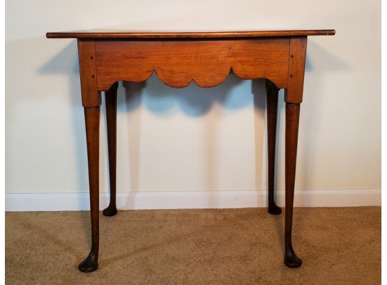 18th Century Mahogany Queen Anne Period Occasional Table
