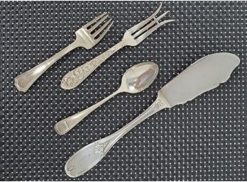 Assorted Sterling & Silver Plated Flatware