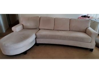 Thomasville 'santana' Two-piece Sectional Sofa & Chaise Down-filled