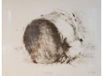 H. Bisky Lithograph Signed And Numbered 20 Of 20 Titled 'fledgling'
