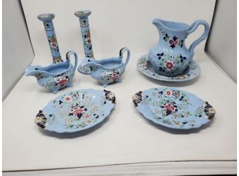 8-Pieces Porcelain Hand-Painted Table Wares