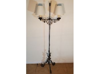 Ornate Wrought Floor Lamp