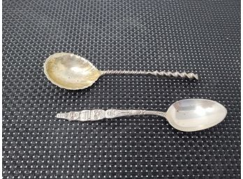 Sterling Totem Style Spoon