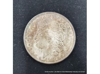1921 Morgan Silver Dollar Circulated, Ungraded D Mint Mark