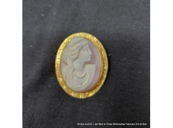 10kt Yellow Gold Shell Cameo