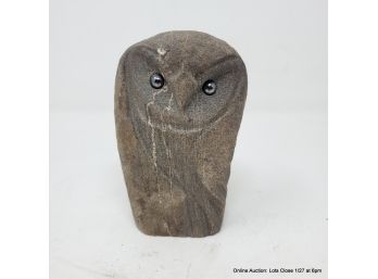 Arvid Saarinend Finnish Carved Stone Owl