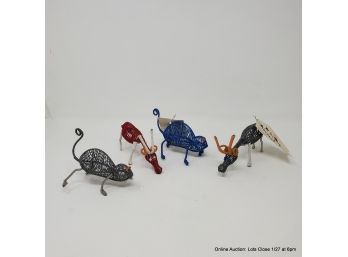 Lot Of Wire Animals From Zimbabwe